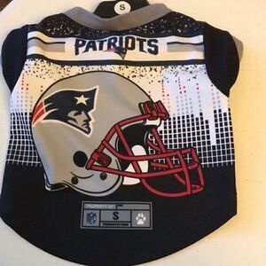 New England Patriots Authentic w Hologram Dog Football Jersey